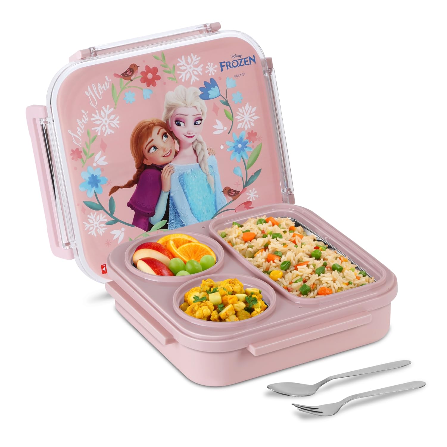 supreme lady pink tray 2個セット JAYPEE Quadra Disney Frozen Inner Stainless Steel Insulated 3